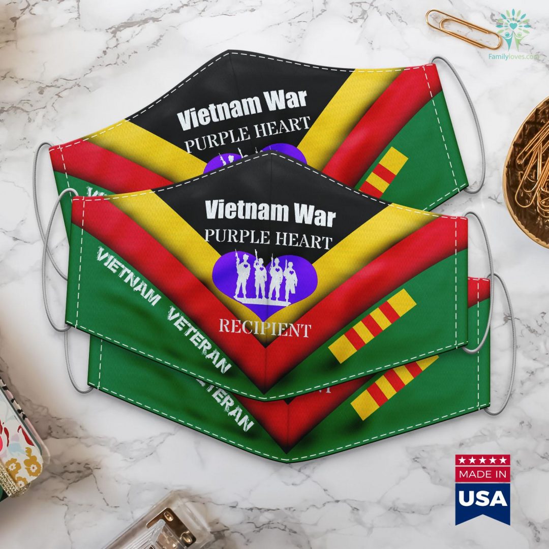 American Veterans Pick Up 101St Airborne Vietnam Veteran Face Mask Gift ...