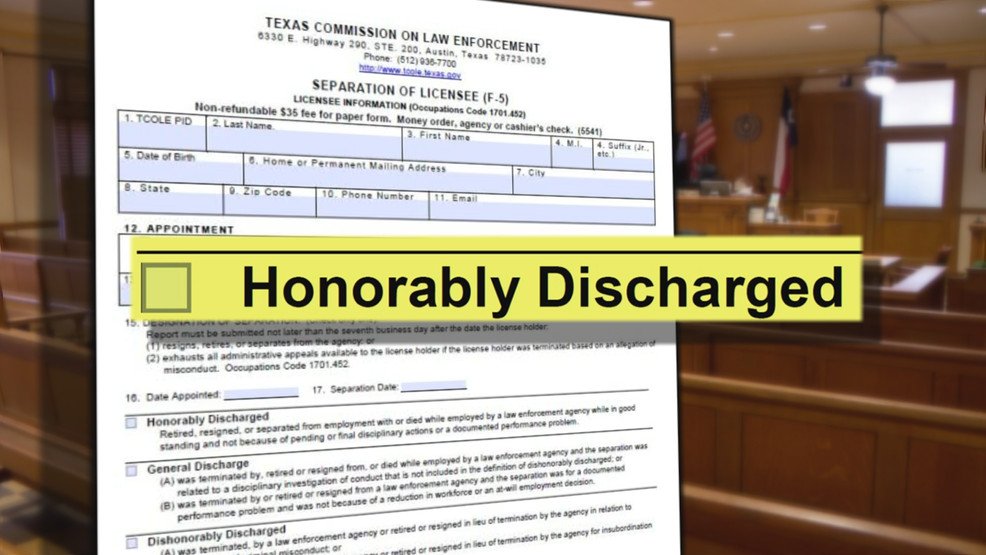 Appeal General Under Honorable Discharge