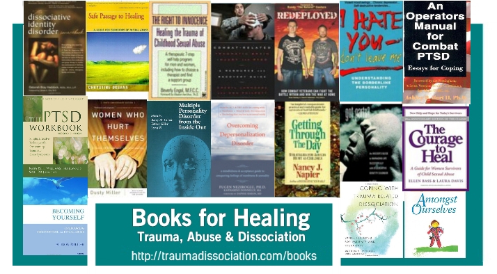 Books about Healing PTSD, Complex PTSD and Dissociative Disorders