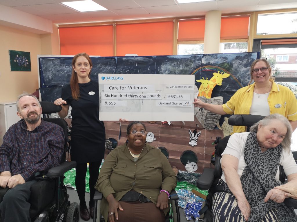 Care home raises vital funds for disabled veterans