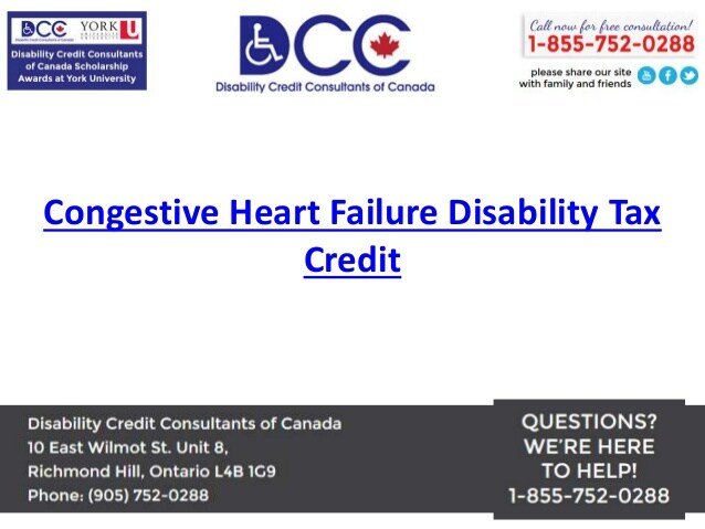 Congestive Heart Failure Disability Tax Credit