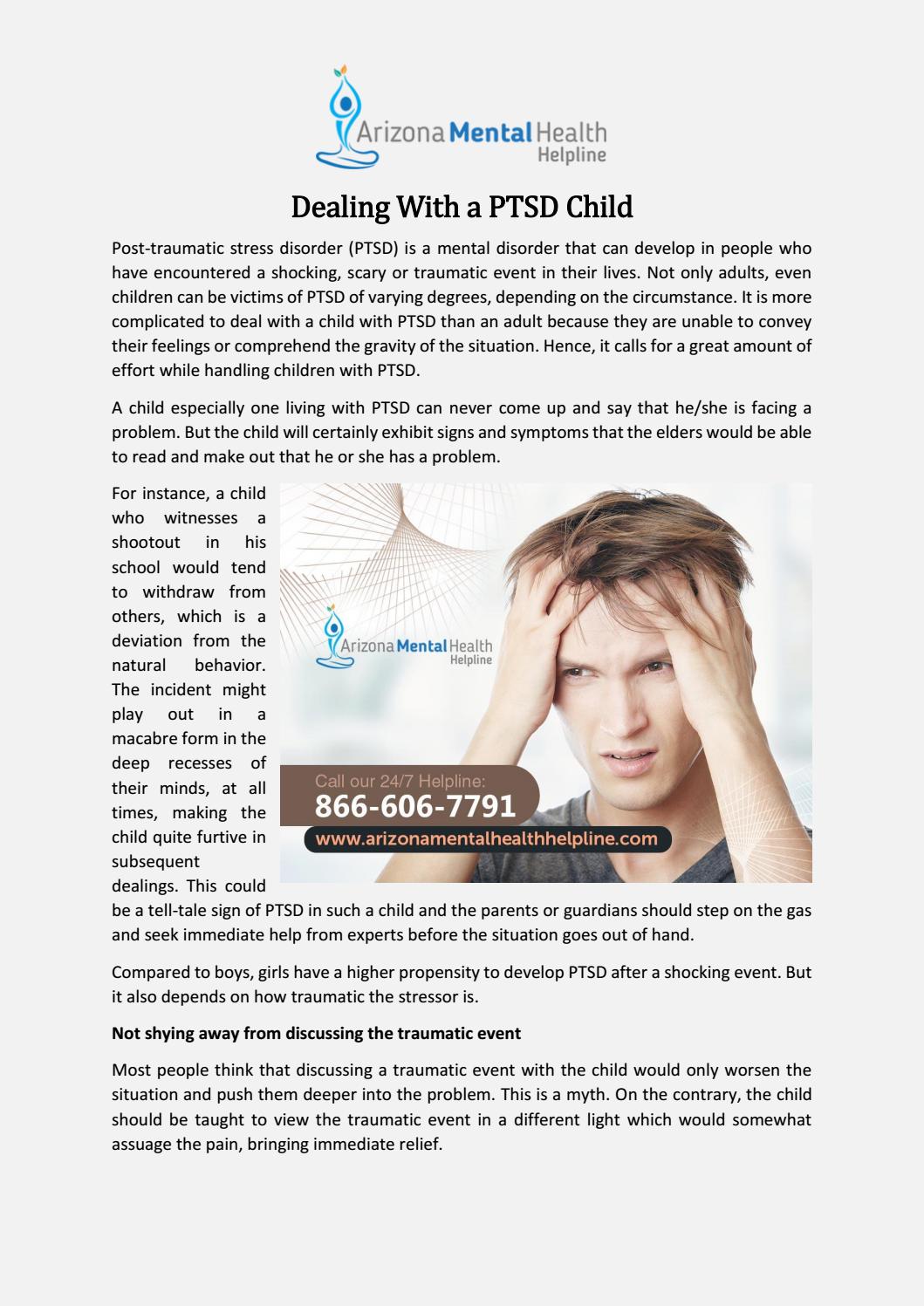 Dealing With A PTSD Child by Aridelsi Buck