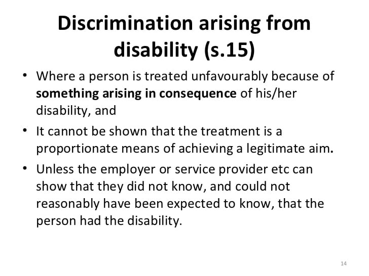 Definition Of Direct Discrimination Equality Act 2010 ...
