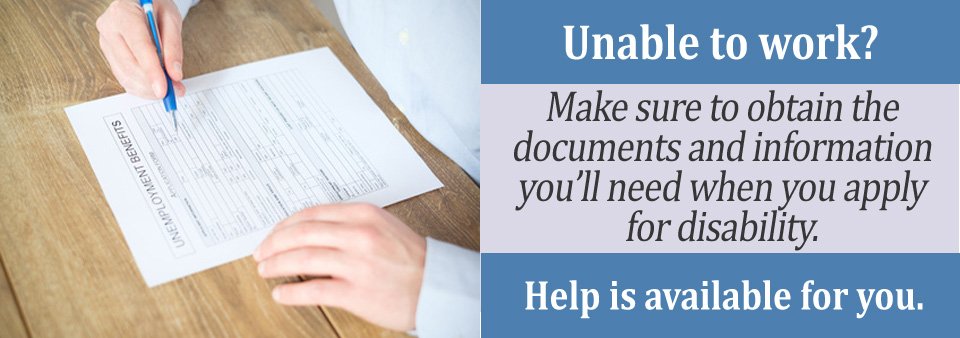 Disability Application Forms and Paperwork