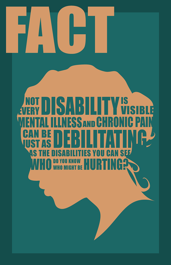 Disability Awareness campaign posters on AIGA Member Gallery