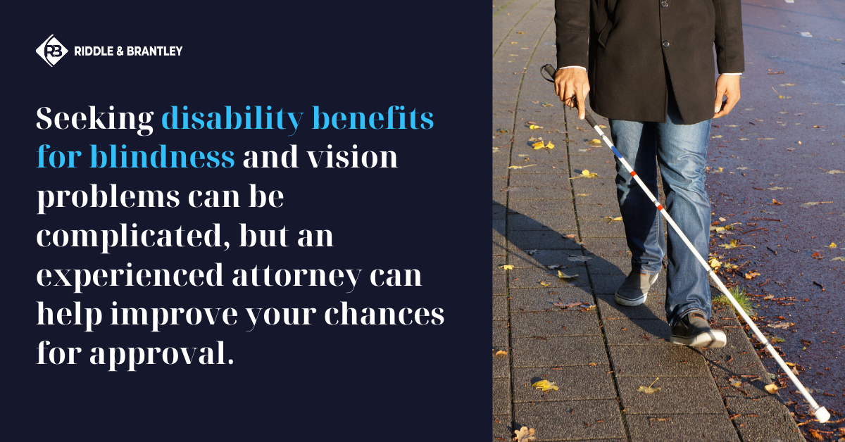 Disability for Blindness and Vision Problems: How to Qualify