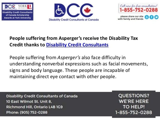 Disability Tax Benefits For Aspergerâs Syndrome