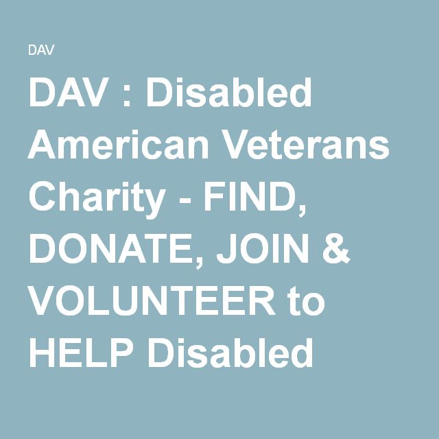  Disabled American Veterans Item Donation