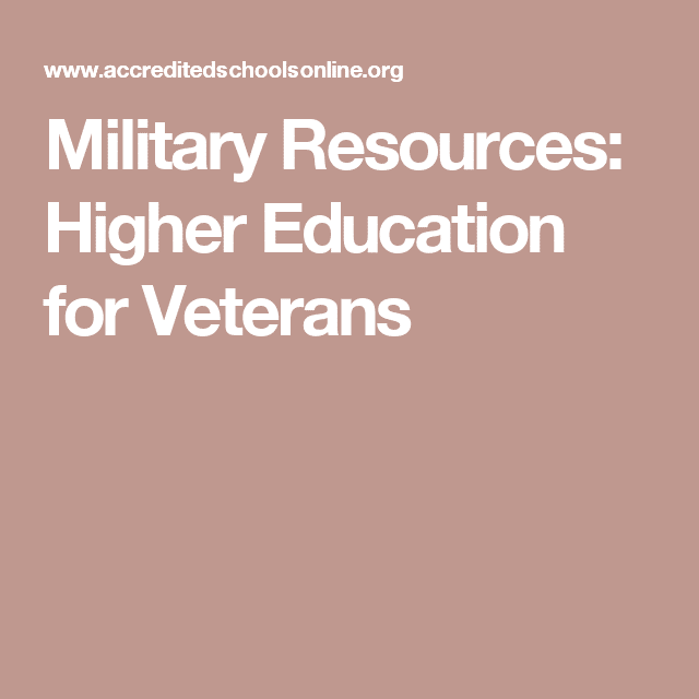 Education Benefits For Disabled Veterans