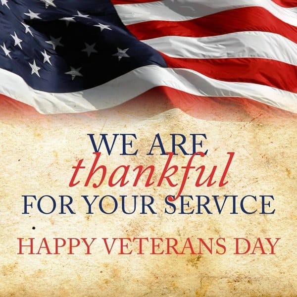 Extension Office Closed in Observance of Veterans Day