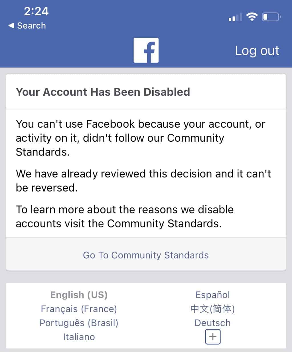 Facebook Disabled My Account After I was Hacked