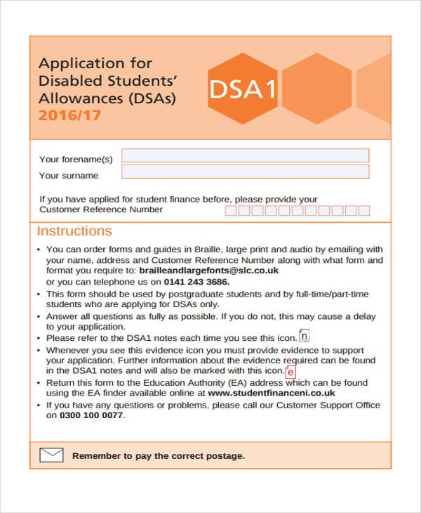 FREE 42+ Student Application Forms in PDF