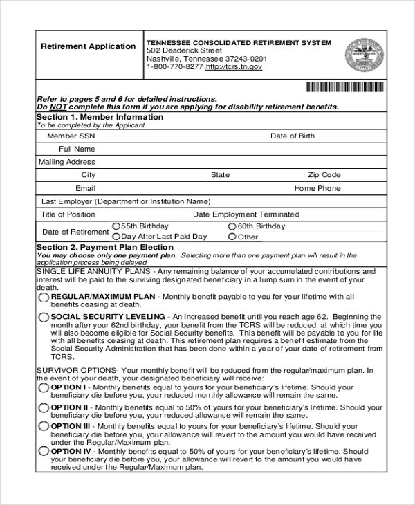FREE 8+ Sample Social Security Application Forms in PDF