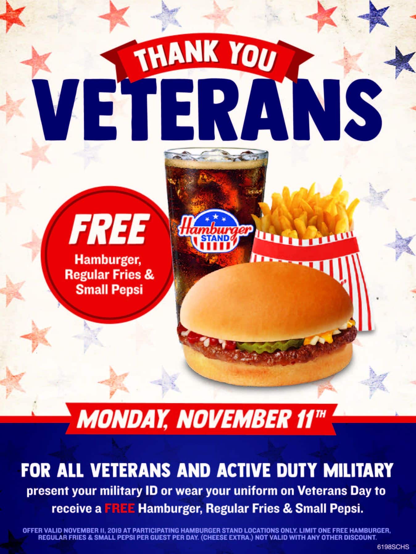 Hamburger Stand Offers Free Meal to Military Members on Veterans Day ...