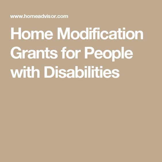 Home Modification Grants for People with Disaâ¦