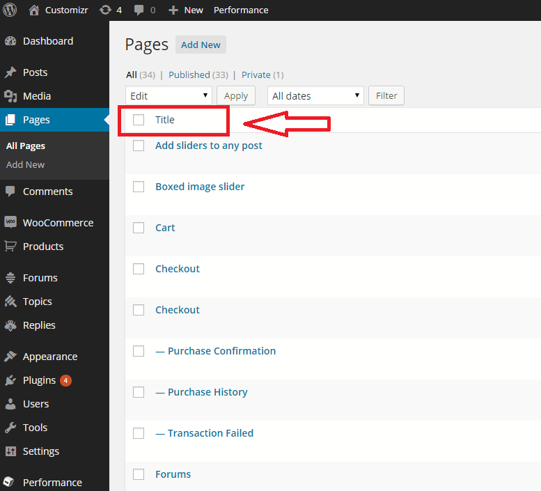 How to enable / disable comments in pages in WordPress ?