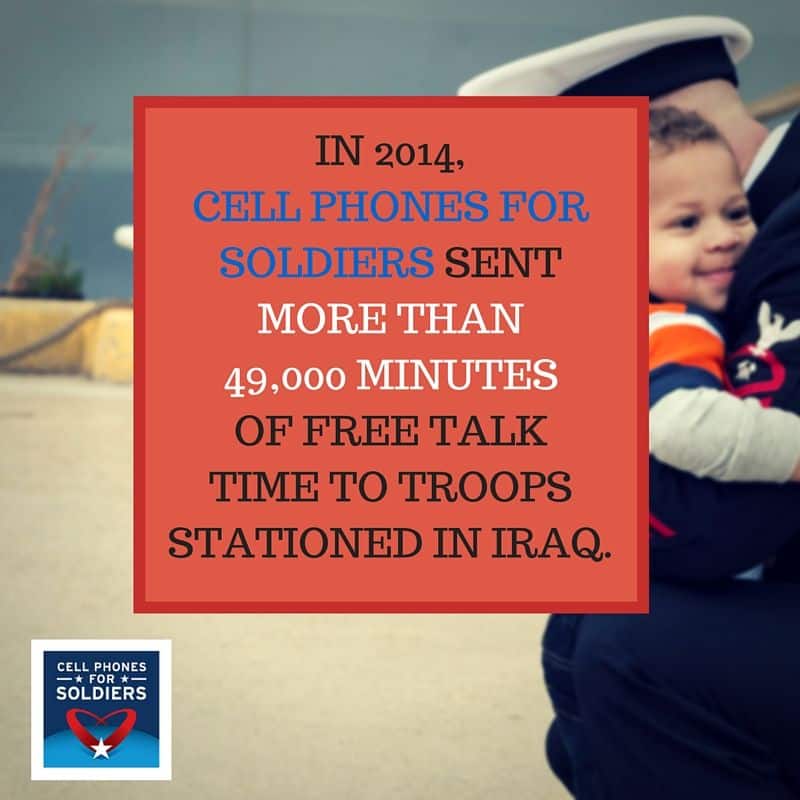 In 2014, Cell Phones For Soldiers sent more than 49,000 minutes of FREE ...