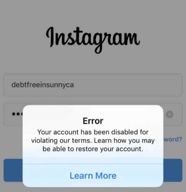 Instagram Account Disabled? Heres How I Reactiavated my Account in 37 ...