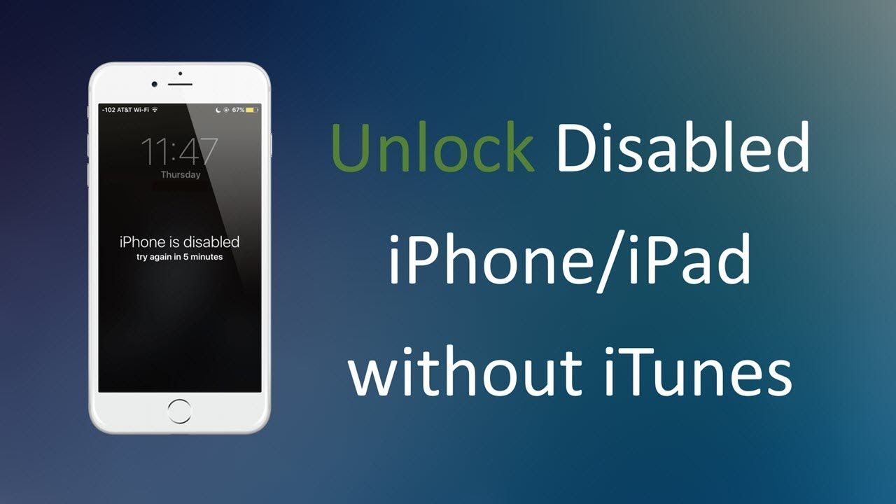 iPhone is disabled connect to iTunes? In this video, we