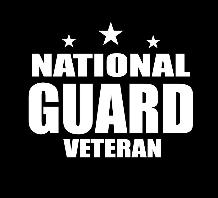 National Guard Veteran Military Window Decal Stickers  Custom Sticker Shop