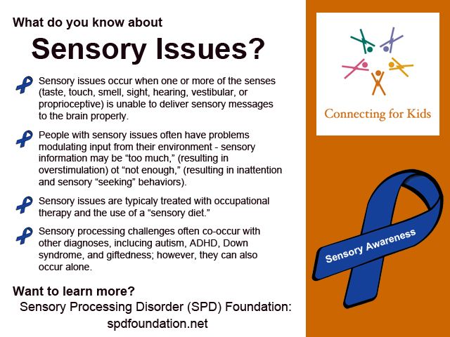 October kicks off Sensory Issues Awareness month. How much ...