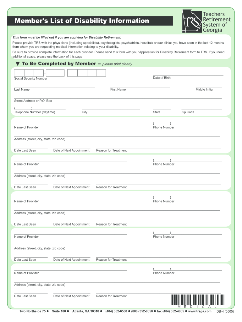 Print Disability Forms Texas