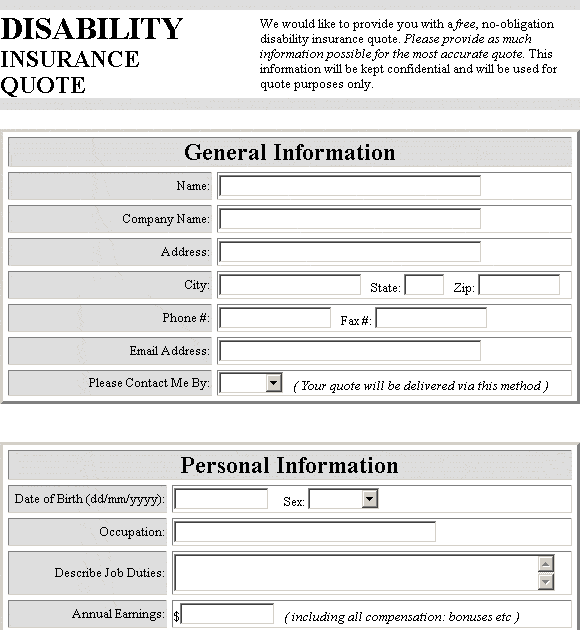 Printable Application Social Security Disability