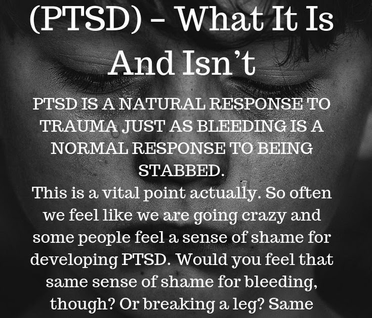 Ptsd Without Combat
