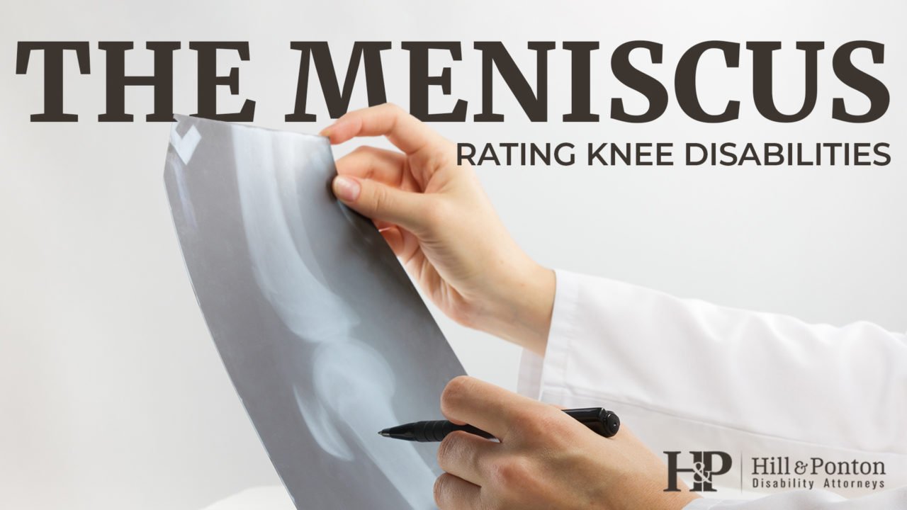 Rating Knee Disabilities  The Meniscus