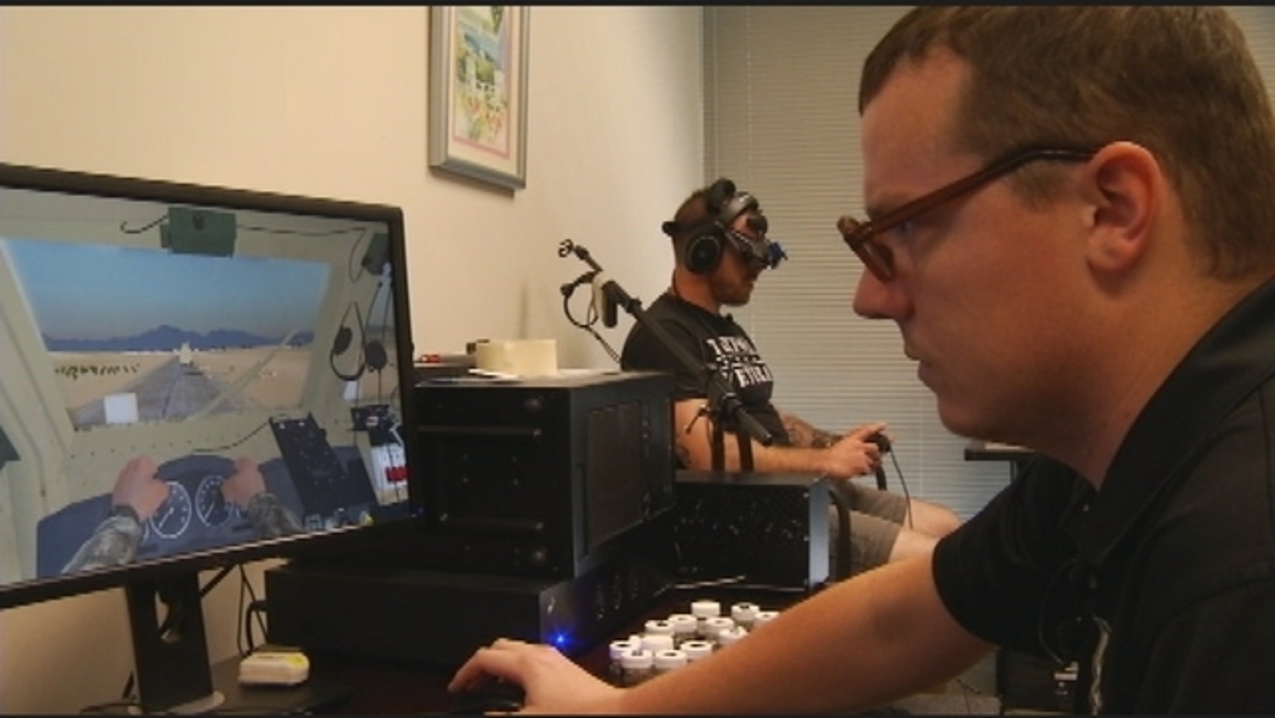 Researchers using virtual reality to help treat PTSD