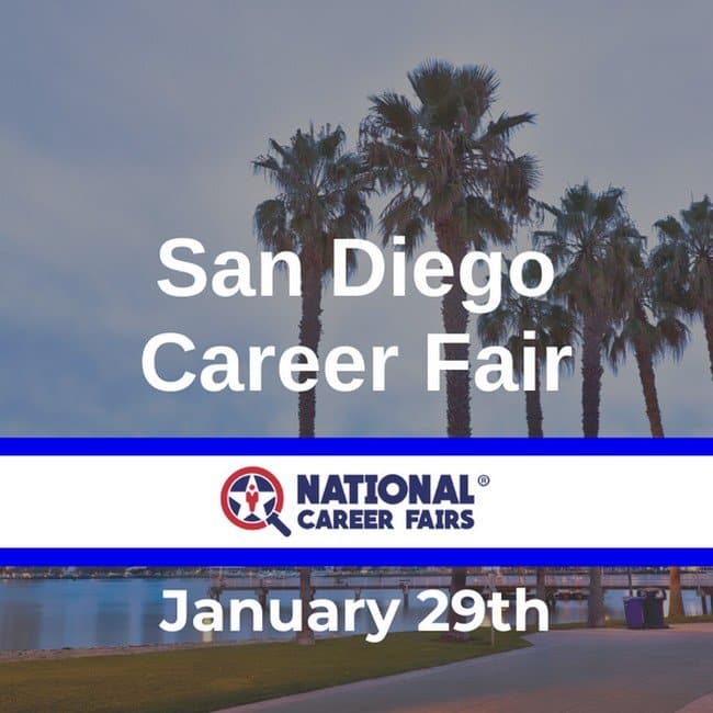 San Diego, California Career Fair January 29, 2020