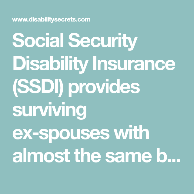 Social Security Disability Insurance (SSDI) provides ...