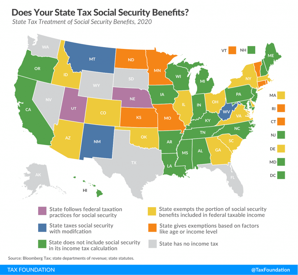 States That Tax Social Security Benefits
