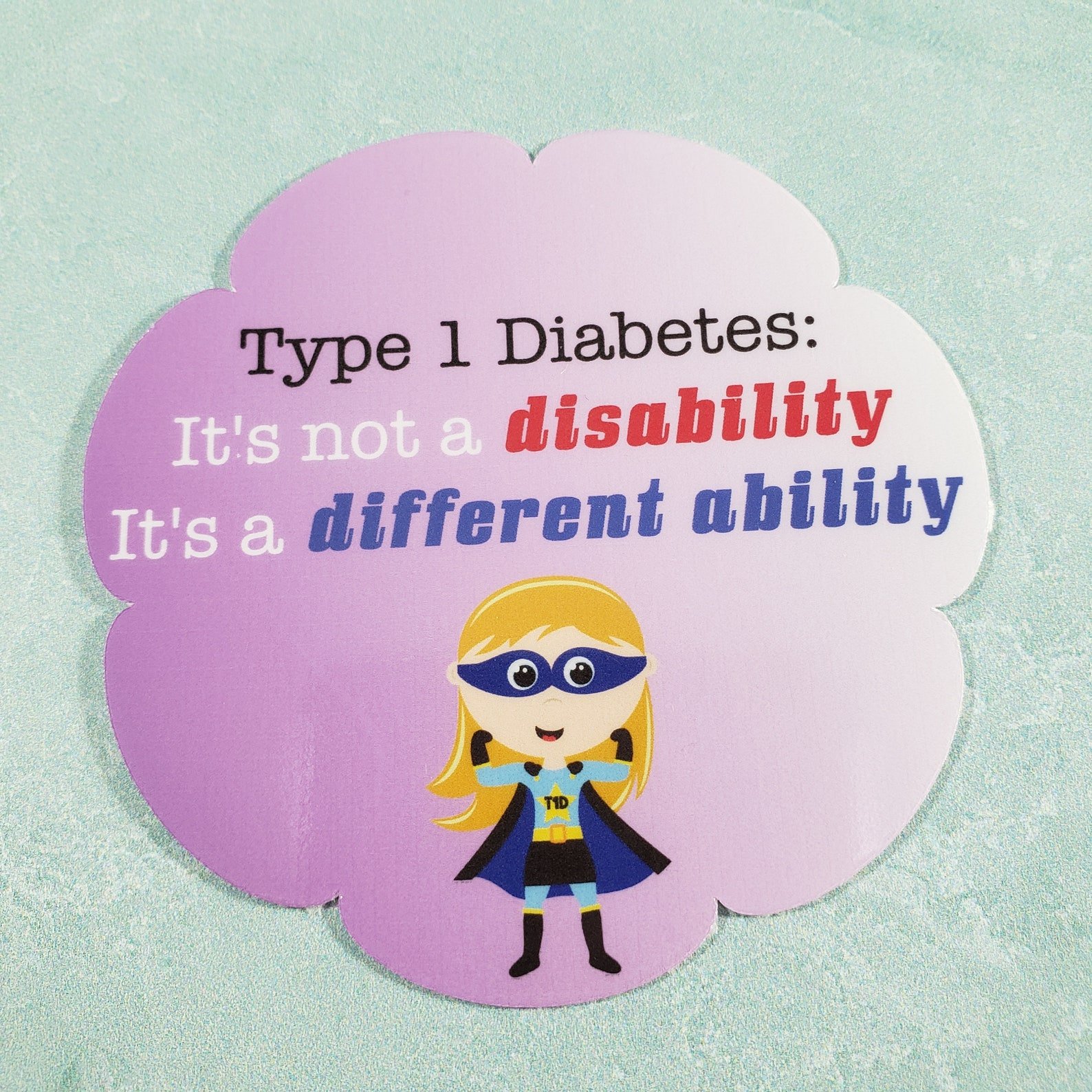 T1D Sticker Type 1 Diabetes: It