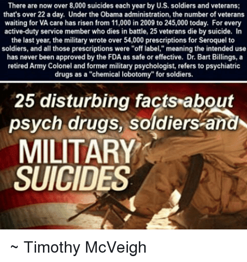 There Are Now Over 8000 Suicides Each Year by US Soldiers and Veterans ...