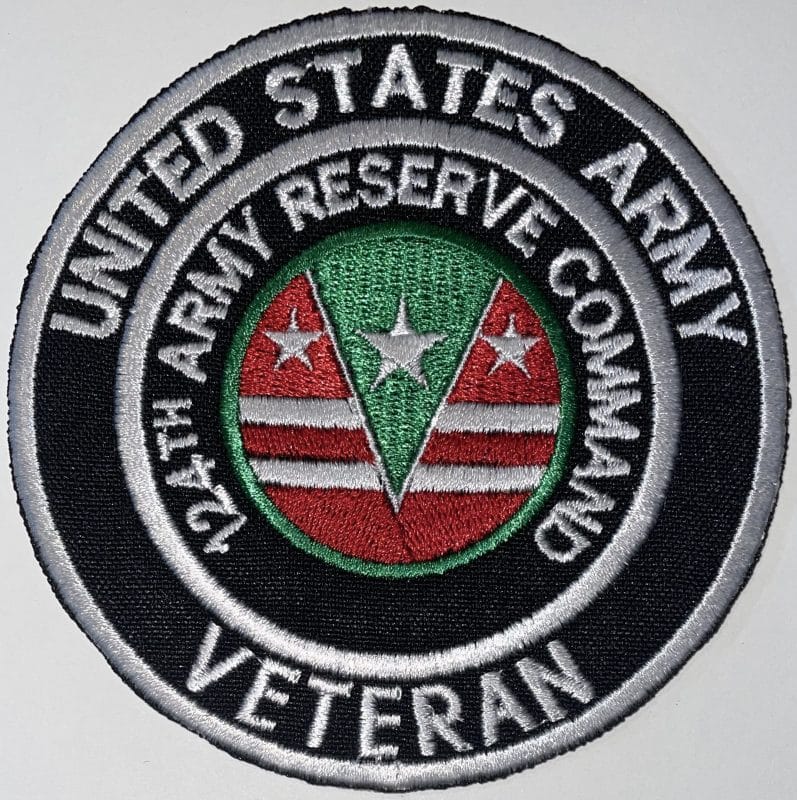US Army 124th Army Reserve Command Veteran Patch
