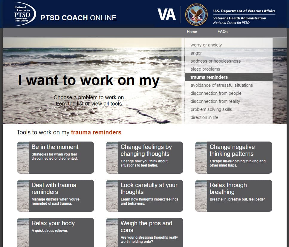 US Department of Veterans Affairs, PTSD Coaching Online  Illumina ...