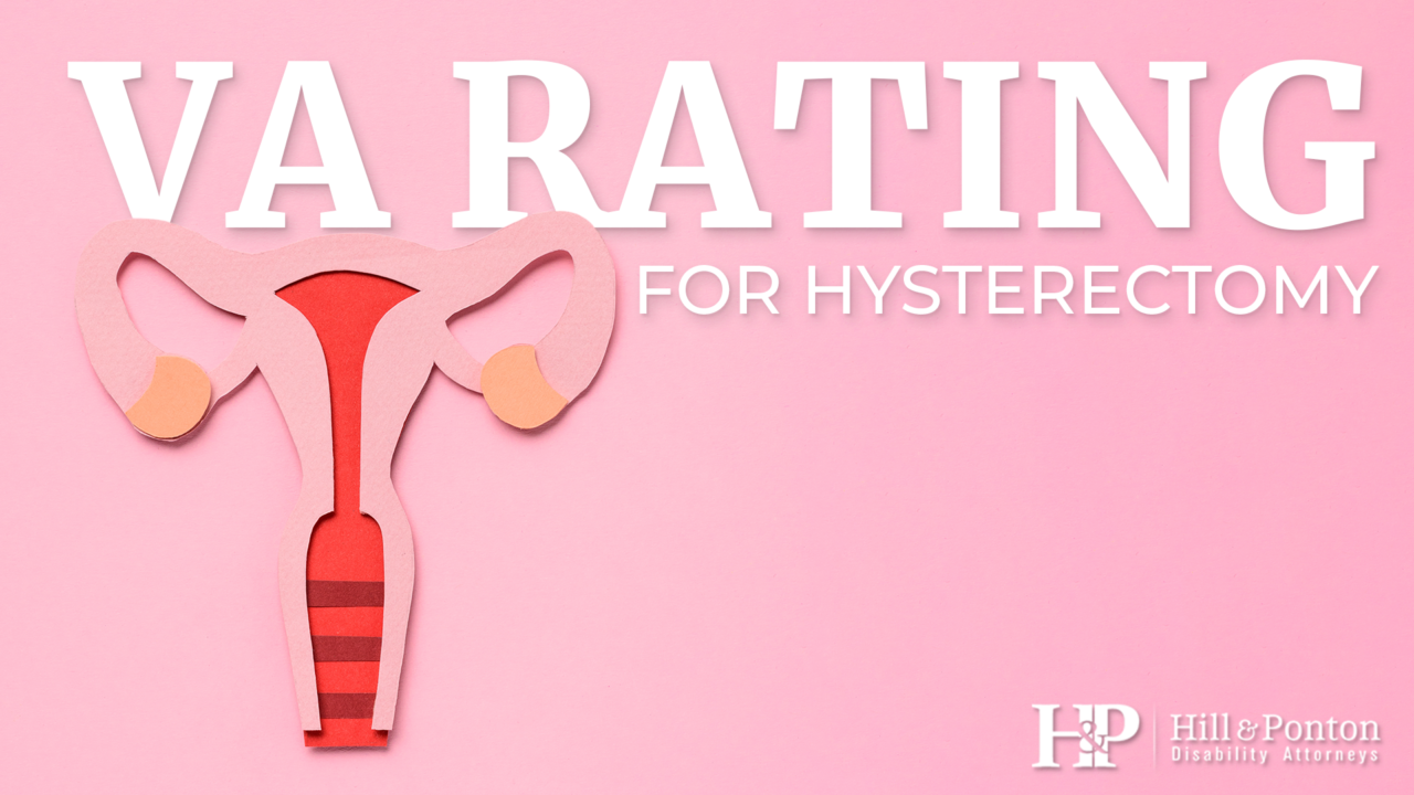 VA Disability Rating for Hysterectomy