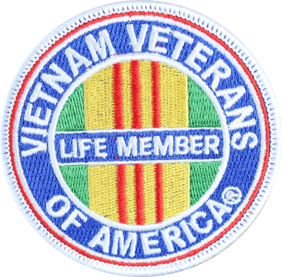 Vietnam Veterans of America VVA Life Member Patch 3" 