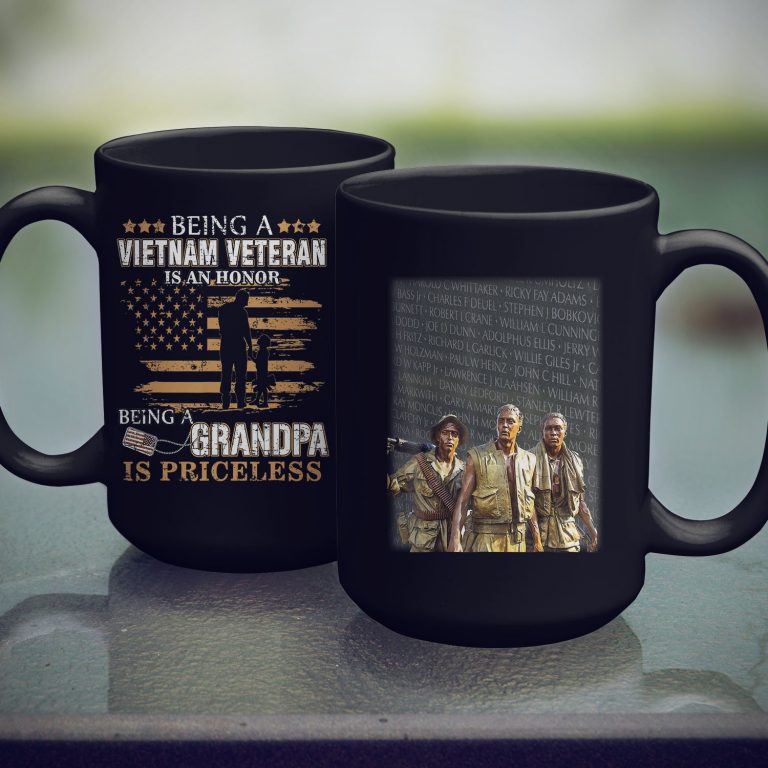 Vietnam Vets Donations Vintage America Camo Flag Vietnam Veteran 11Oz ...