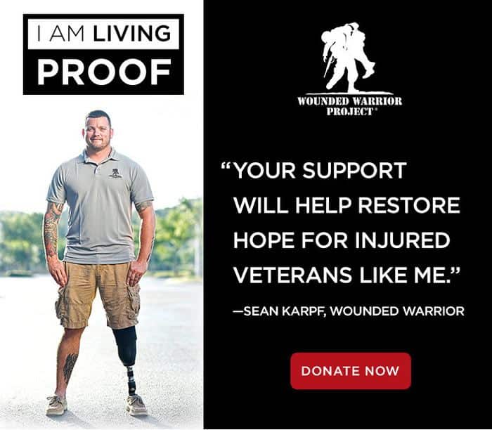 " Your support will help restore hope for injured veterans like me ...